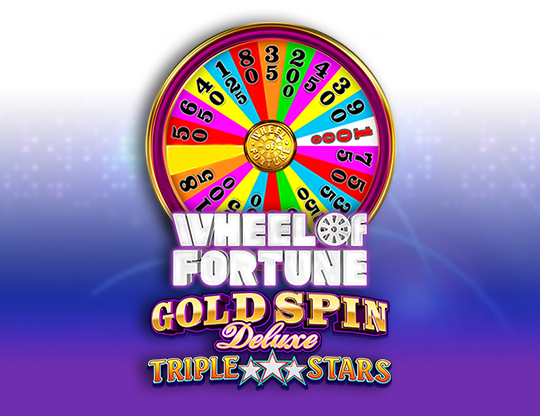 Wheel of Fortune Gold Spin Deluxe Triple Stars
