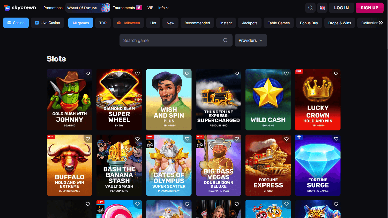 skycrown_casino_game_gallery_desktop