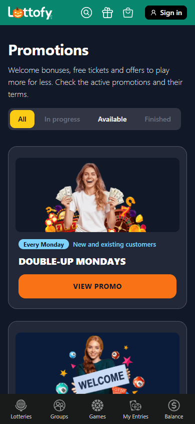lottofy_casino_promotions_mobile
