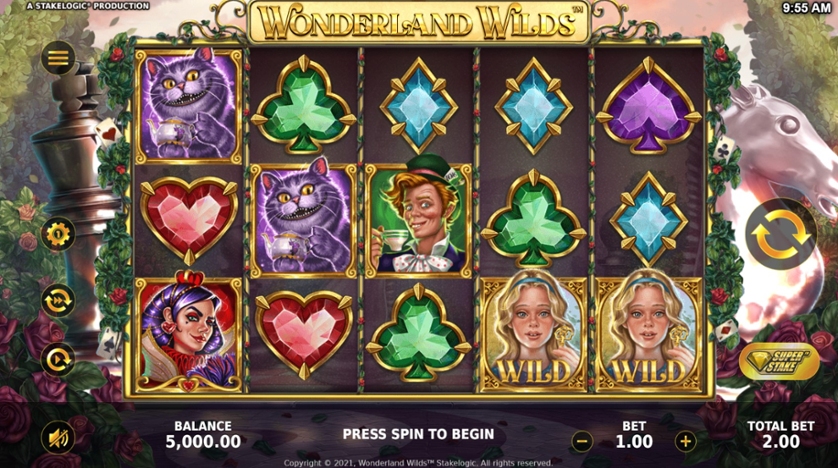 Wonderland Wilds Free Play in Demo Mode