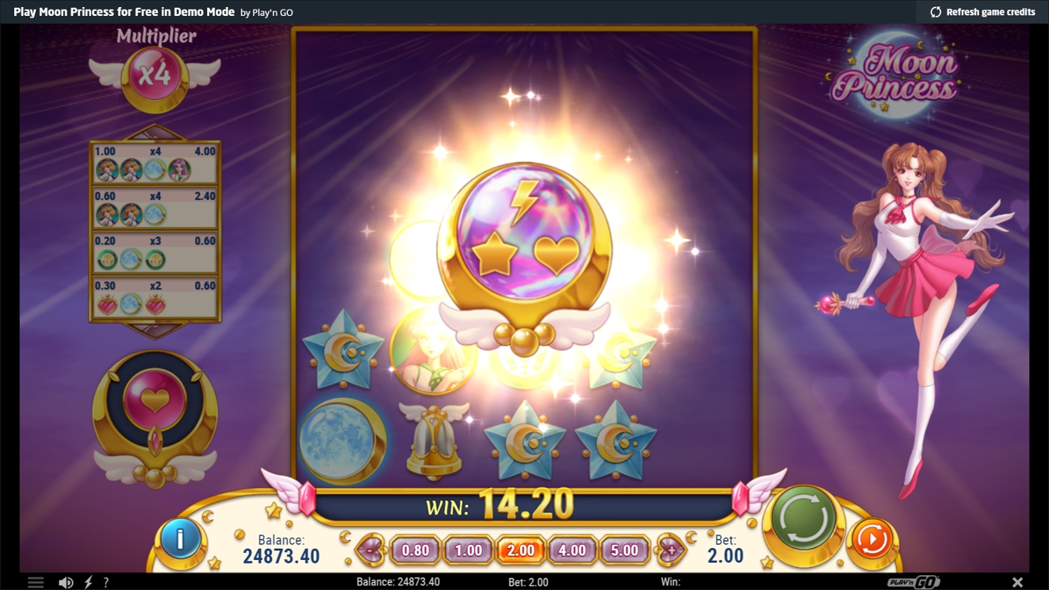 moon princess slot machine