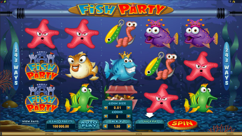 Fish Party Free Play in Demo Mode