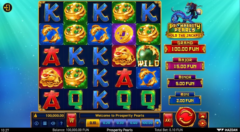 Prosperity Pearls Free Play in Demo Mode