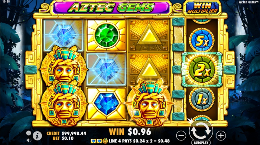 Aztec Gems Free Play in Demo Mode and Game Review