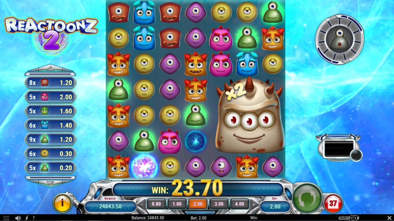 Reactoonz 2 Demo Play Free Slot Game