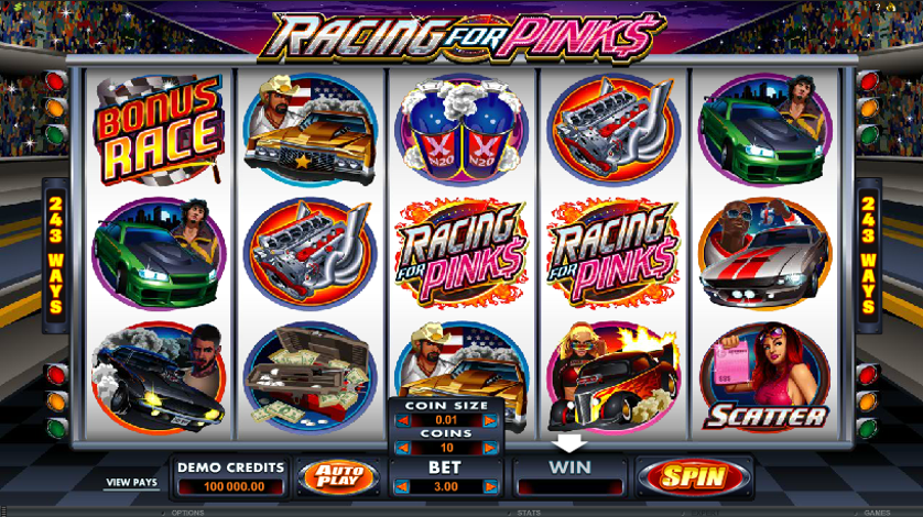 Racing for Pinks Free Slots.png