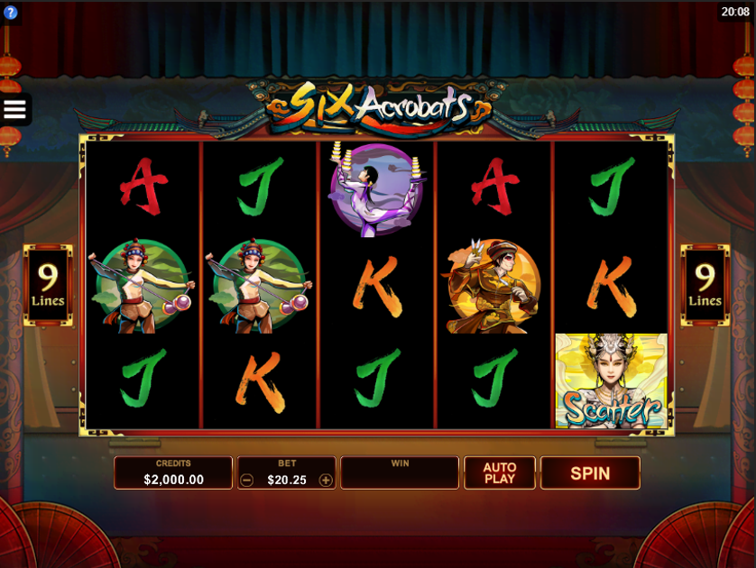 Six Acrobats Free Slots.png