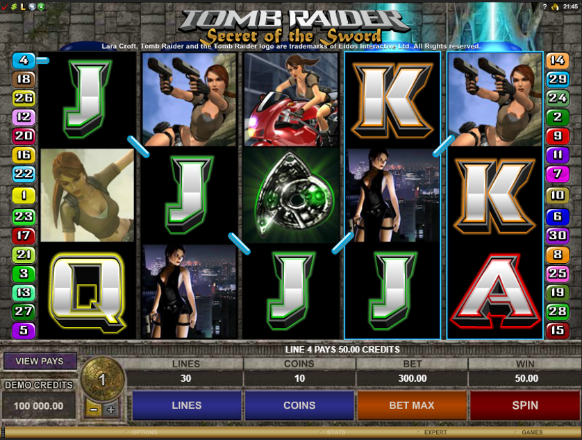 Tomb Raider Secret of the Sword Free Slots.png