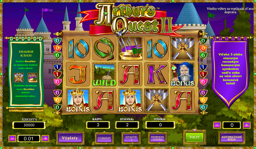 Arthur's Quest 2 Free Slots.png