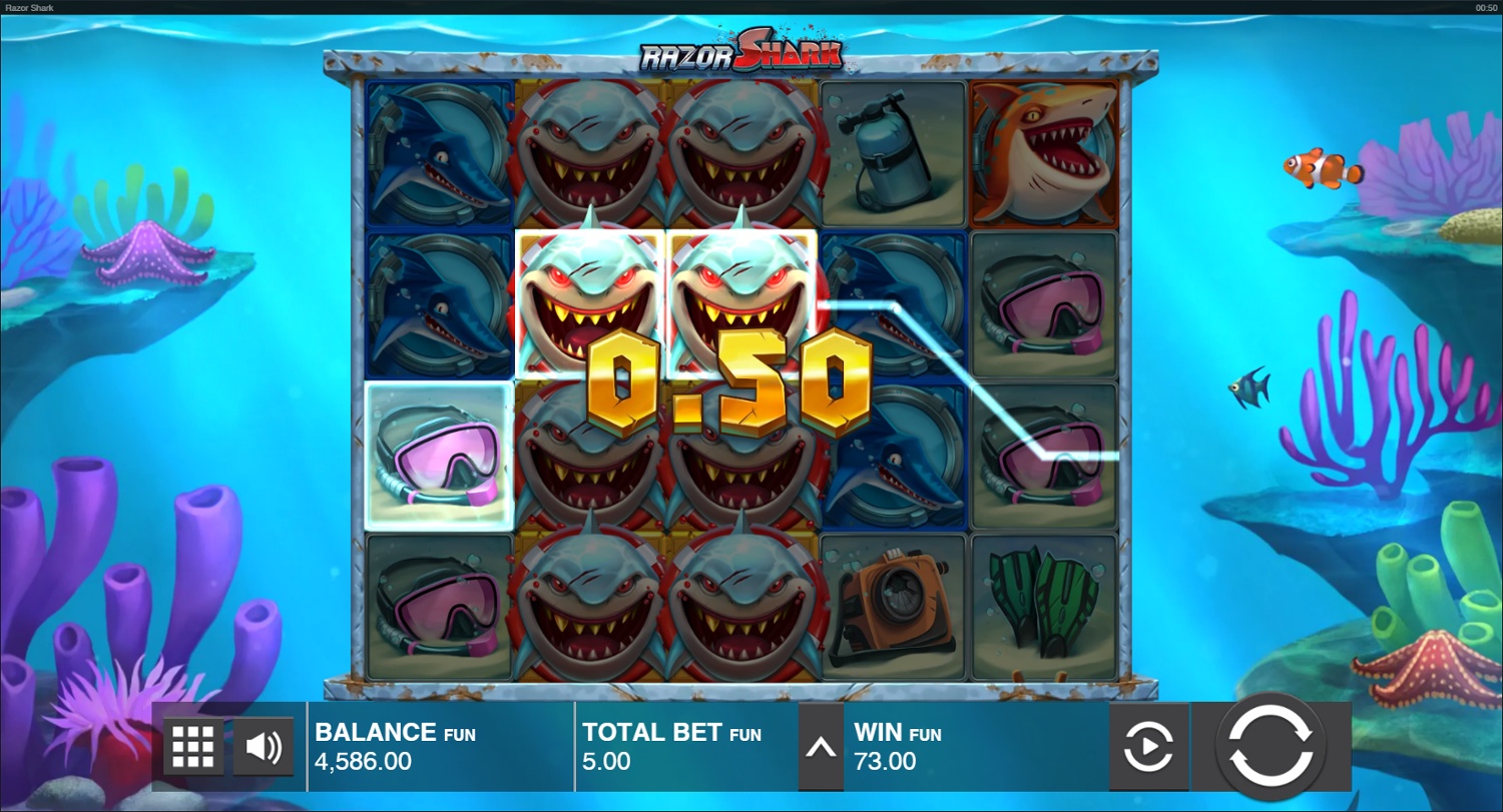 razor shark casino game