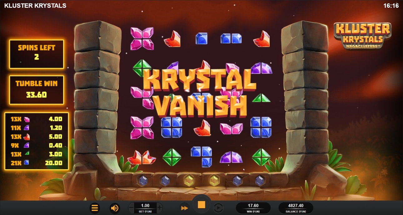 Kluster Krystals Megaclusters feature Krystal Vanish