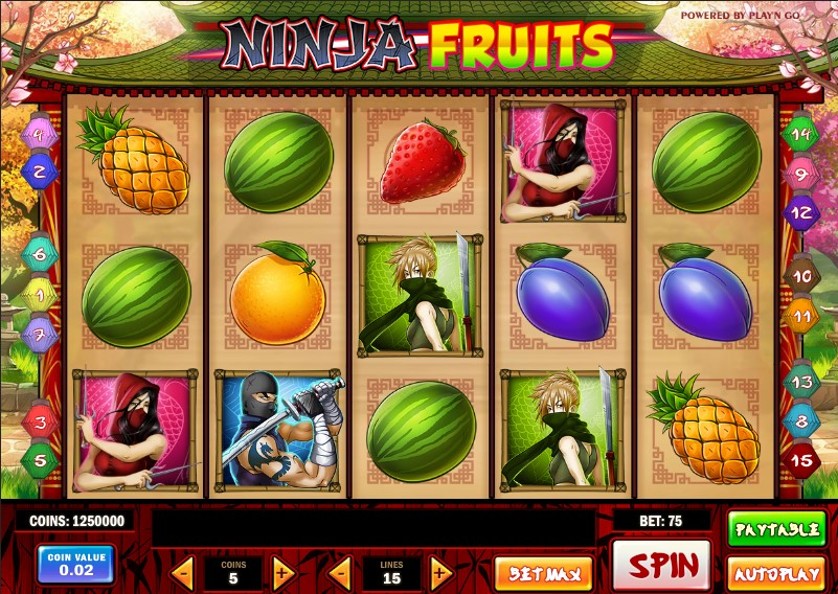 Jogue Ninja Fruits Gratuitamente em Modo Demo