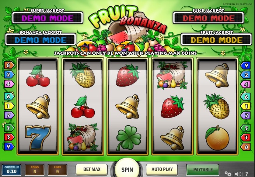 Fruit Bonanza Free Play in Demo Mode