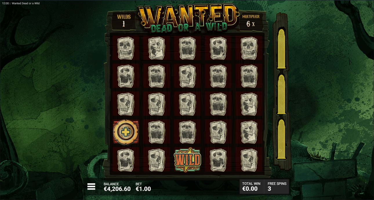 Wanted Dead or a Wild bonus feature Dead Man