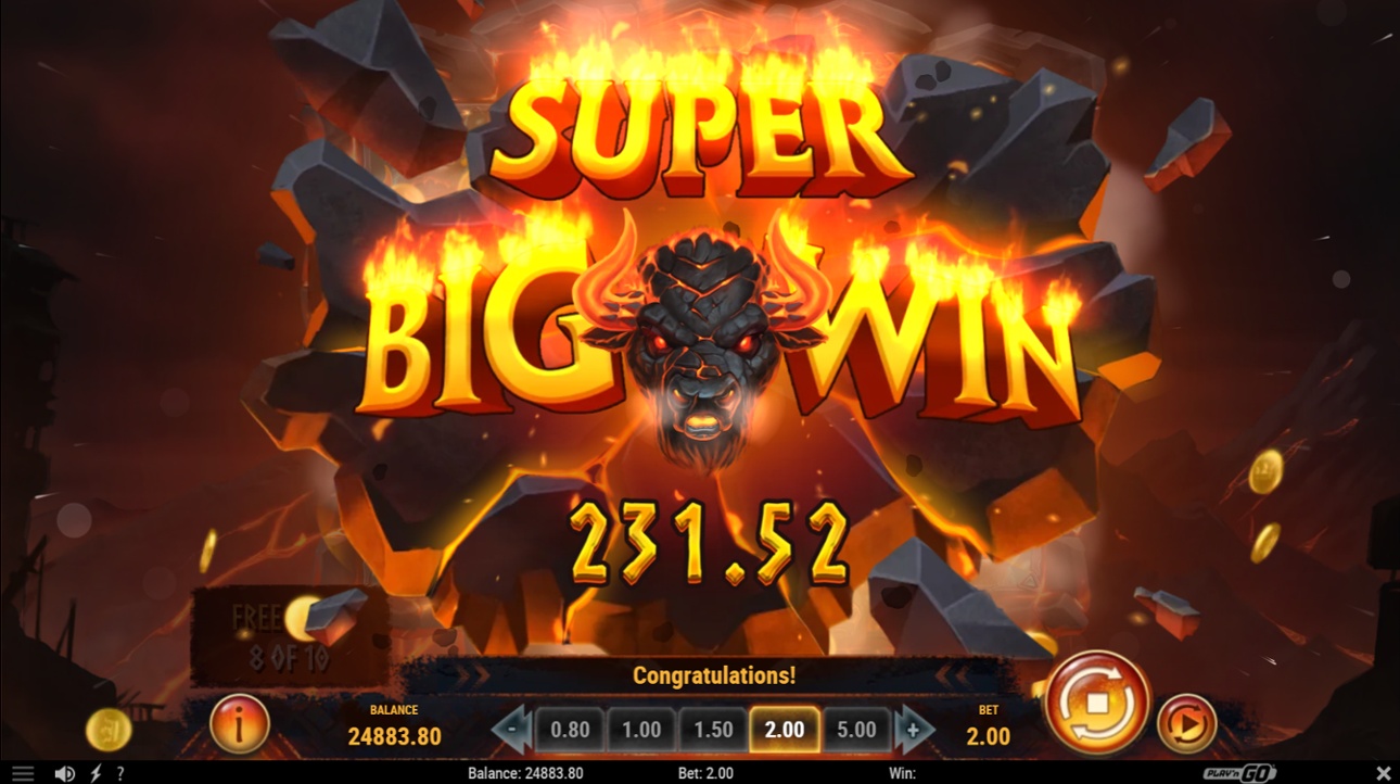 Beasts of Fire slot big win