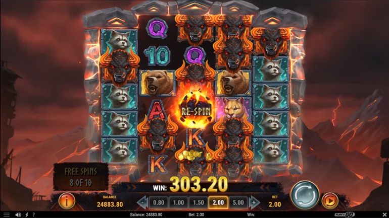 Beasts of Fire Free Play in Demo Mode and Game Review