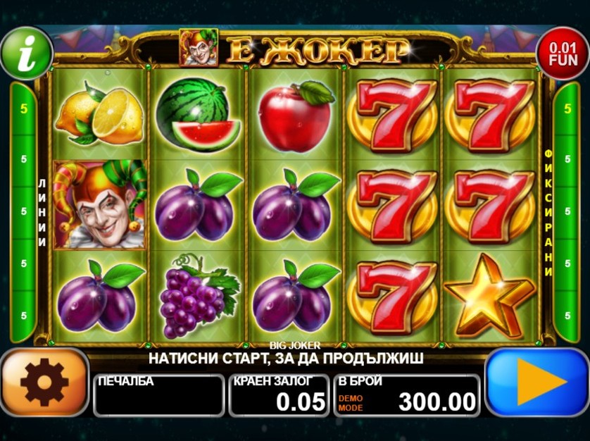 Spielen Sie Big Joker kostenlos im Demo Mode von Casino Technology Spielen Sie Big Joker kostenlos im Demo Mode von Casino Technology