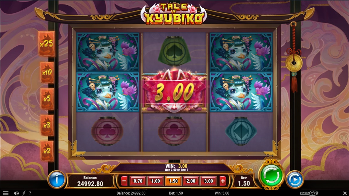 Tale of Kyubiko slot win