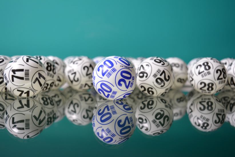 lottery-balls-on-a-blue-background