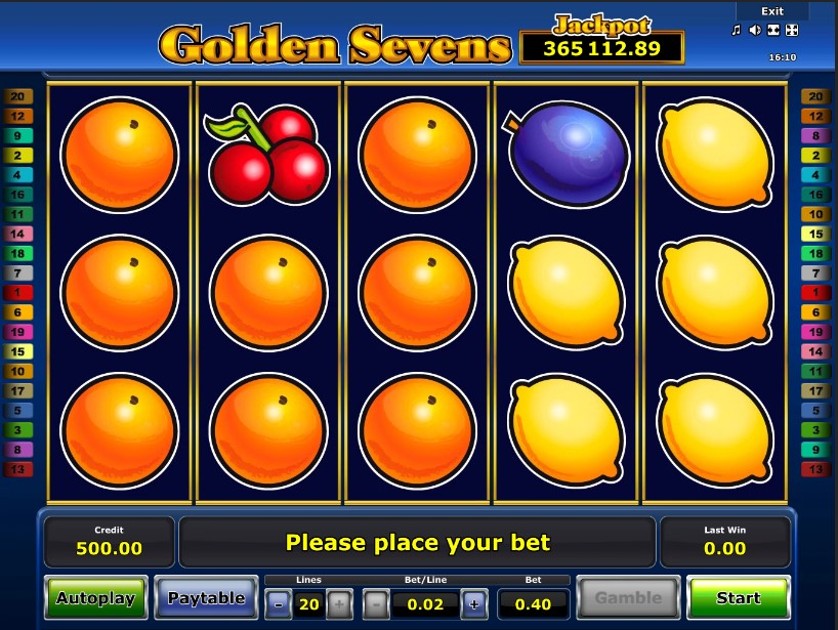Golden Sevens Slot Golden Sevens Slot