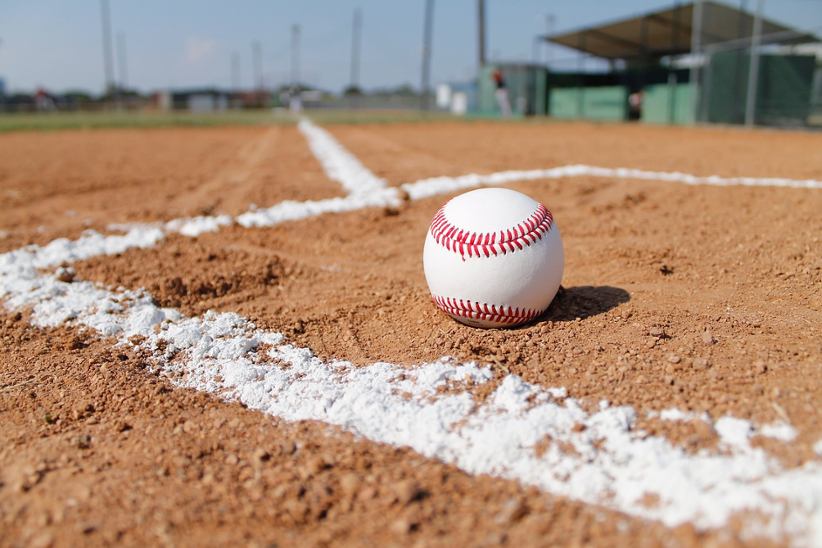 baseball-field-and-one-ball