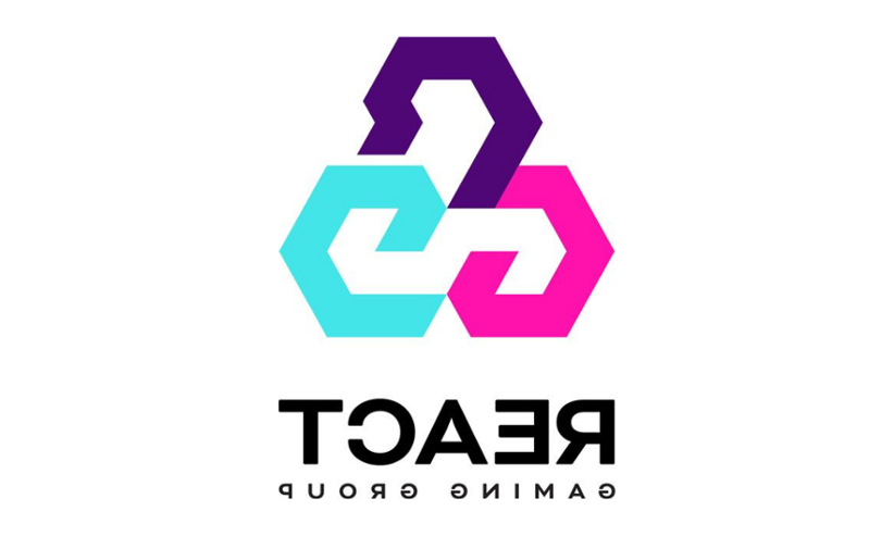 The React Gaming Group new company logo.