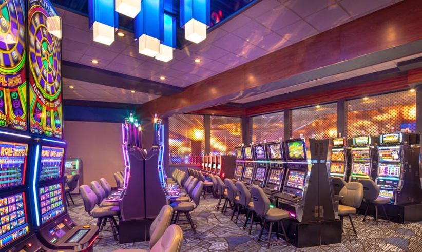 The slot parlor at Soaring Eagle Casino.