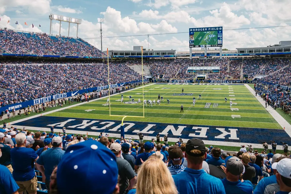 A football stadium in Kentucky.