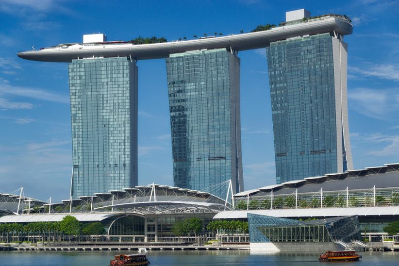 Marina Bay Sands during the day.