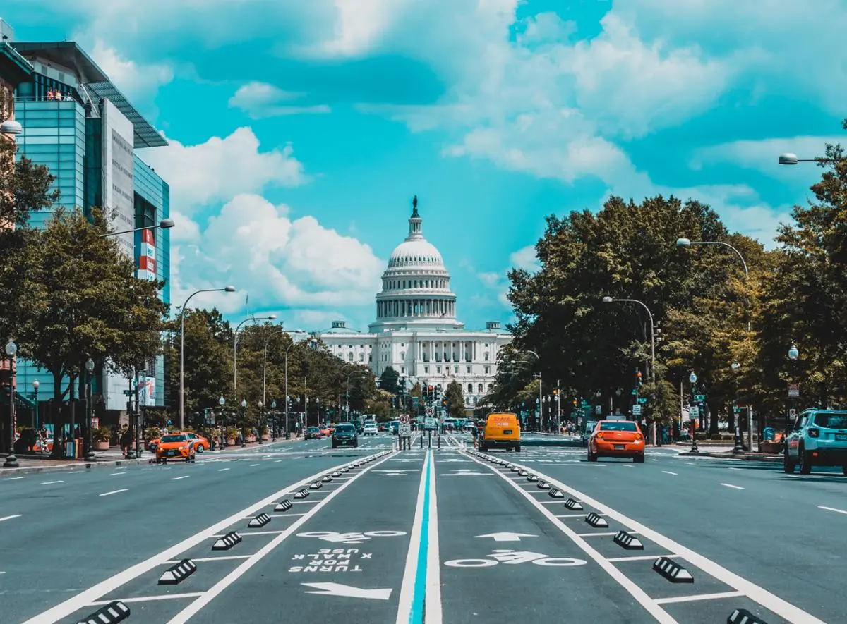 The Washington DC White House.