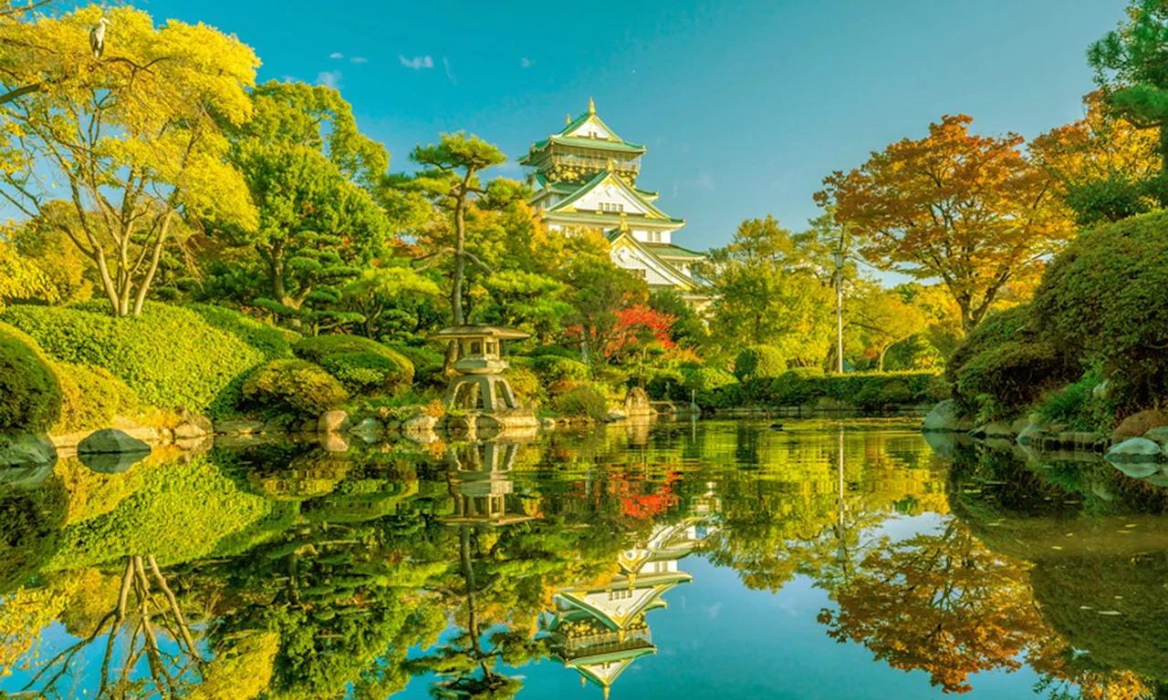 A view of Osaka, Japan.