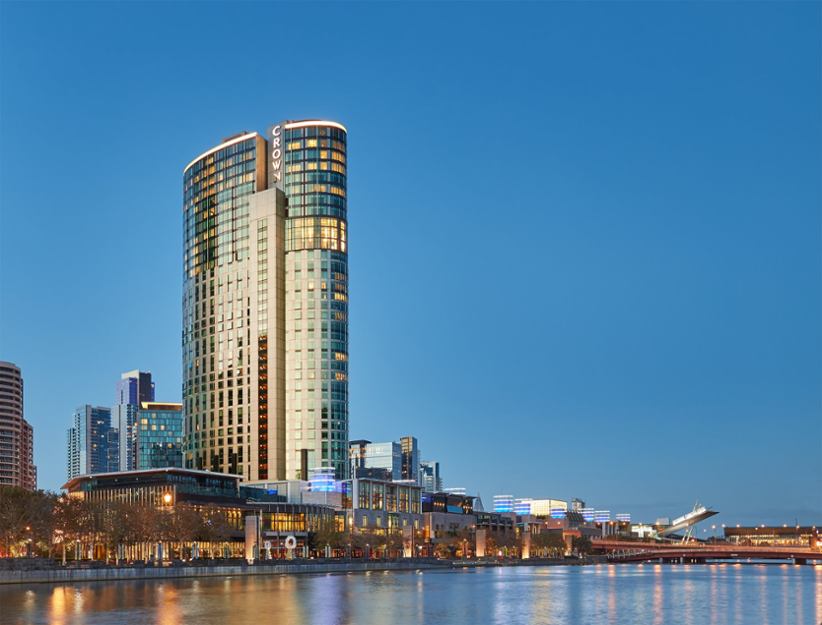 The Crown Resorts headquarters.