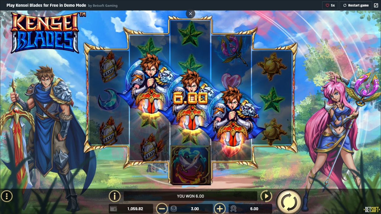 Kensei Blades slot Scatter win