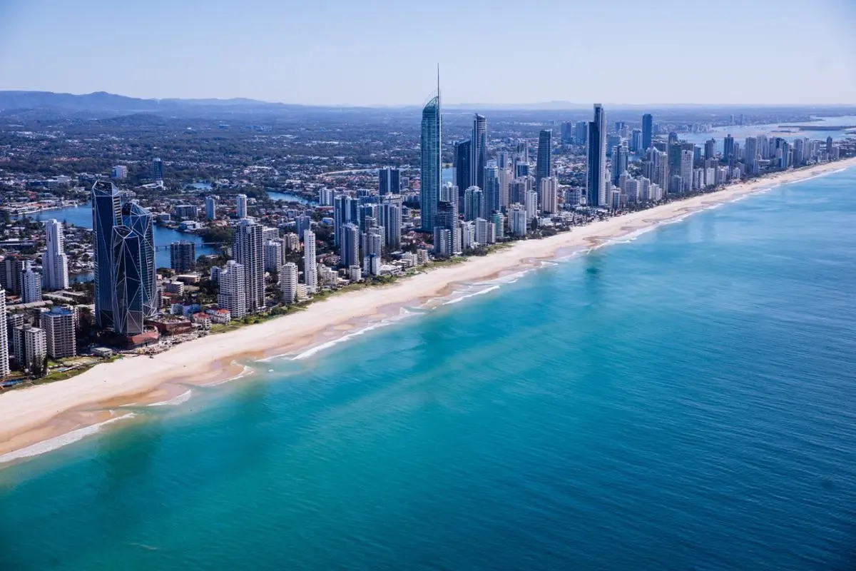 The Queensland coastal line.