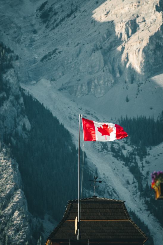 Canadian national flag.