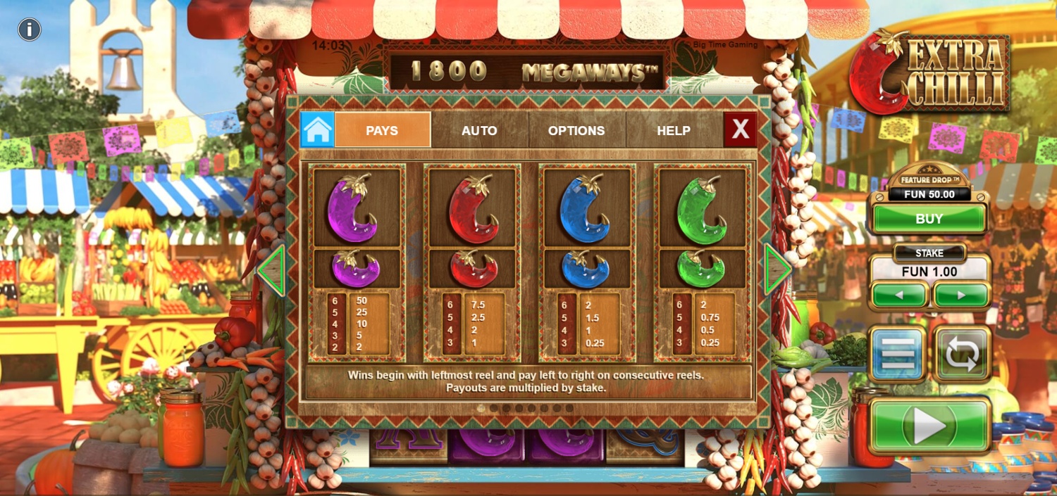 extra chilli online casino