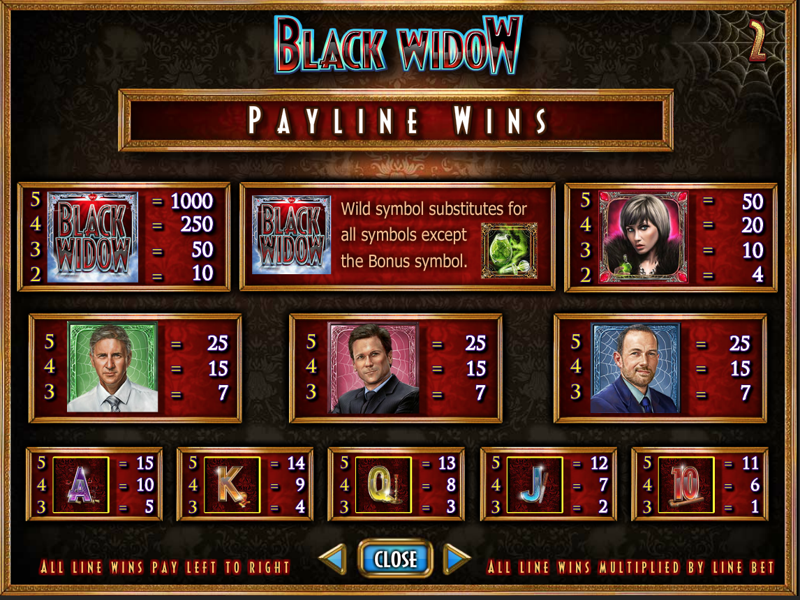 Black widow slots no download Black widow slots no download