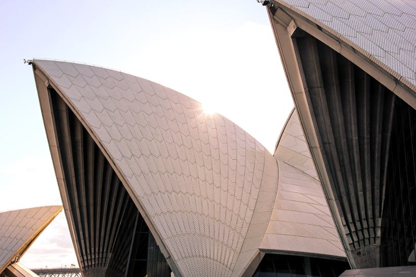 Sydney's opera house in Australia.