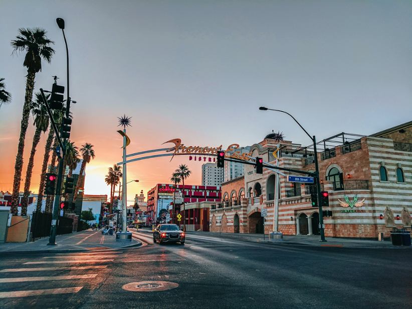 Nevada Las Vegas in the morning.
