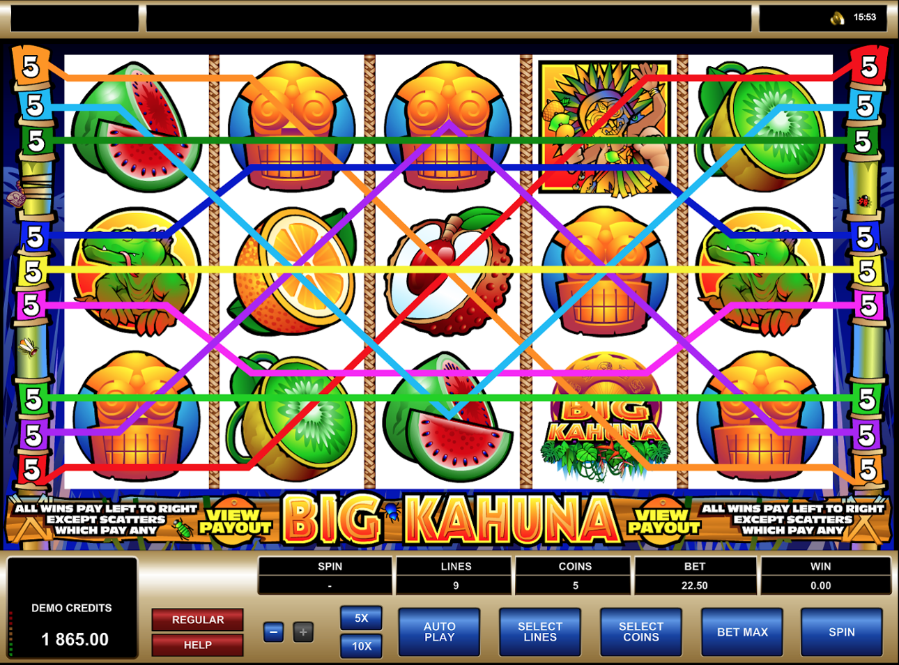 Big Kahuna Winlines