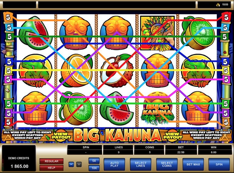 Big Kahuna Winlines