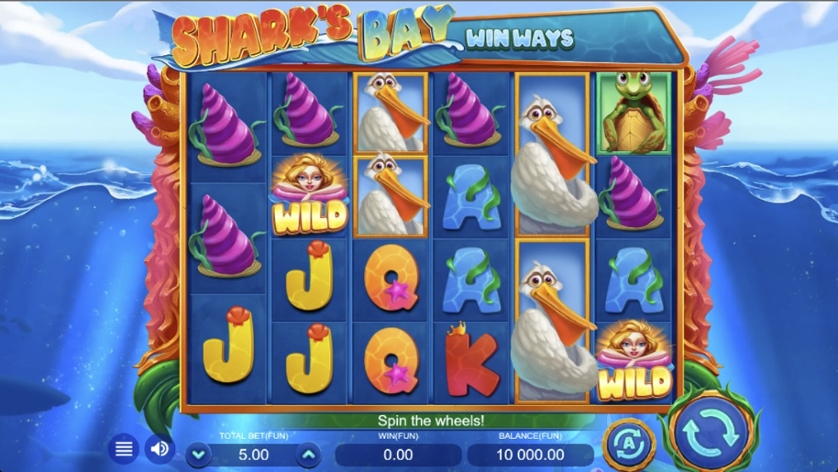 Play 6 Wild Sharks, Online Slot