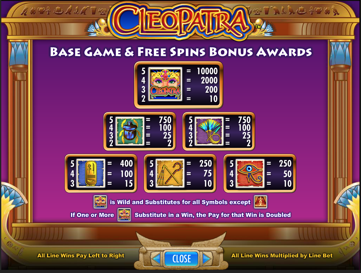 Free slot machines to play online cleopatra