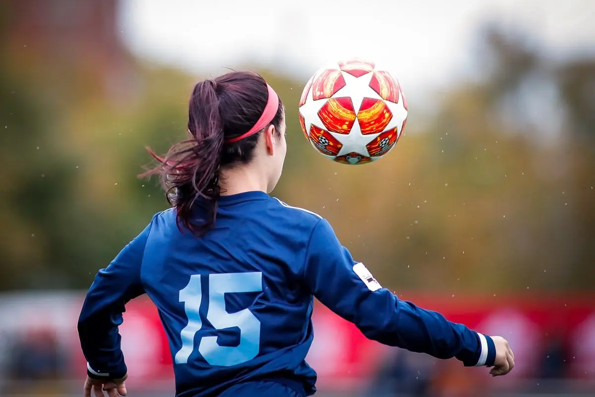 Female soccer player.