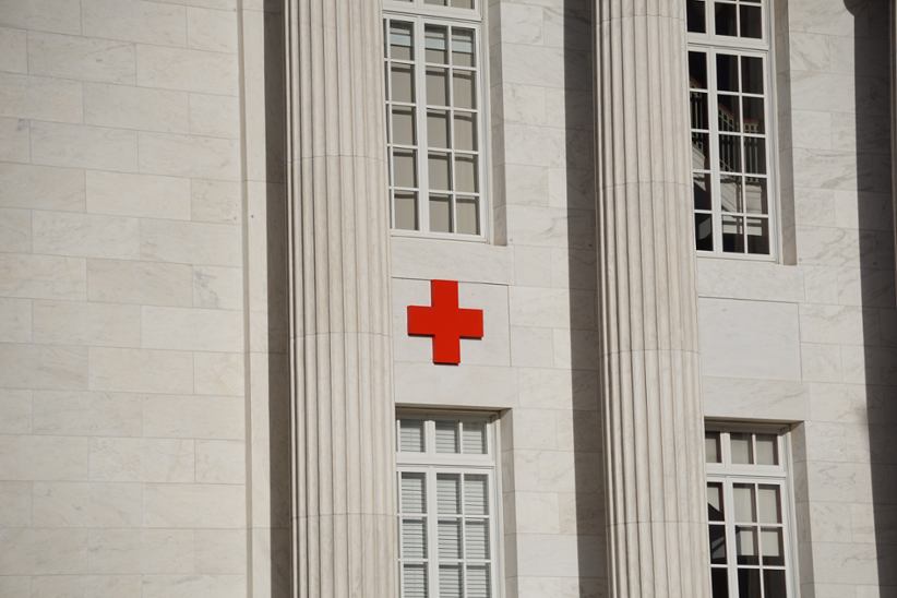 Red Cross building.