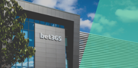 Bet365's building and logo.