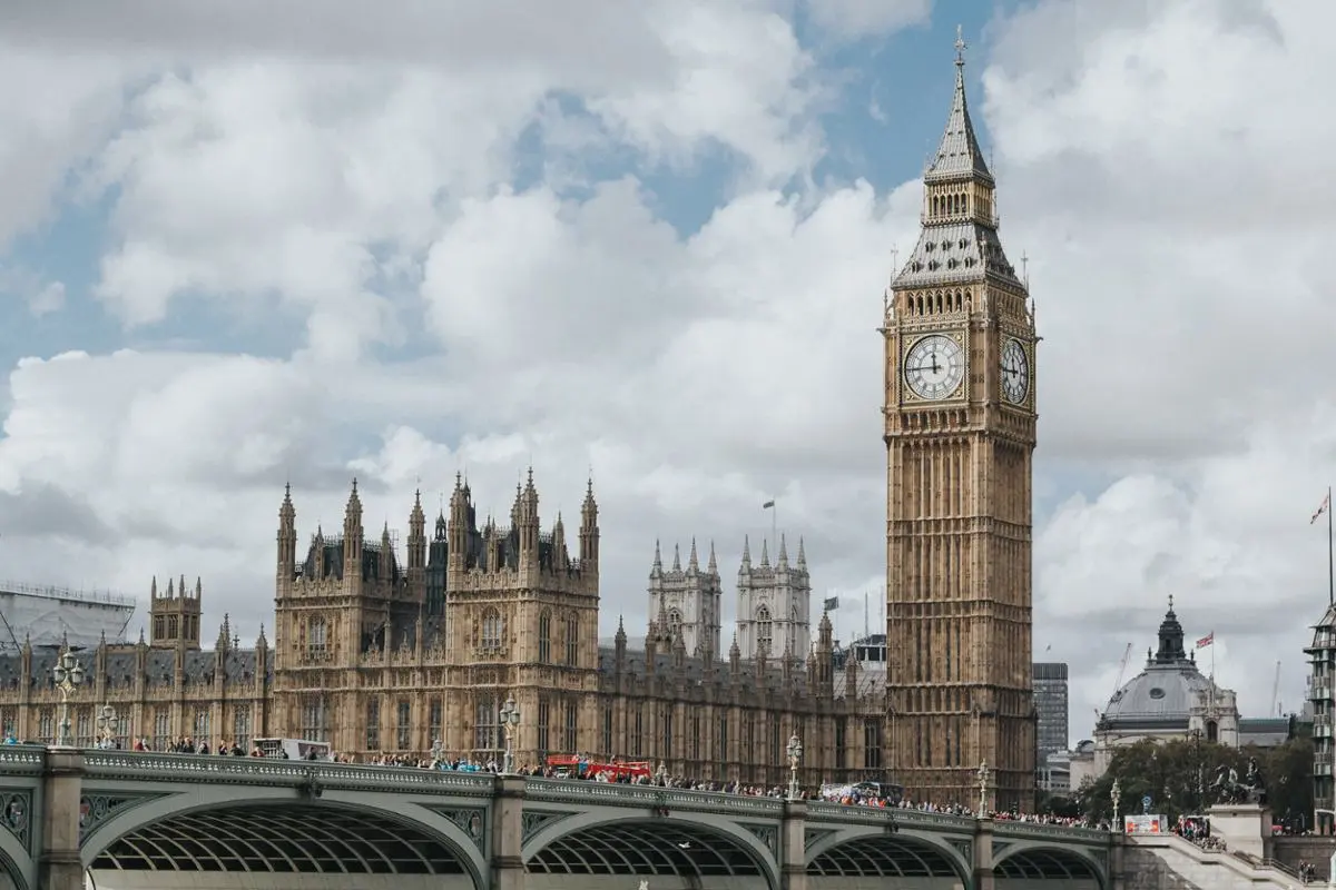 The Big Ben in London.