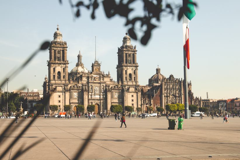 Mexico City's main square.