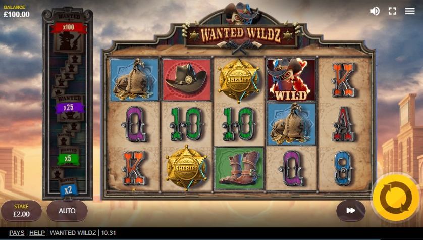 Wanted Wildz Demo Play Free Slot Game