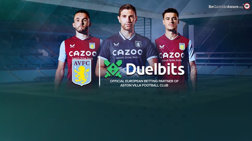 Duelbits and AVFC teaming up.